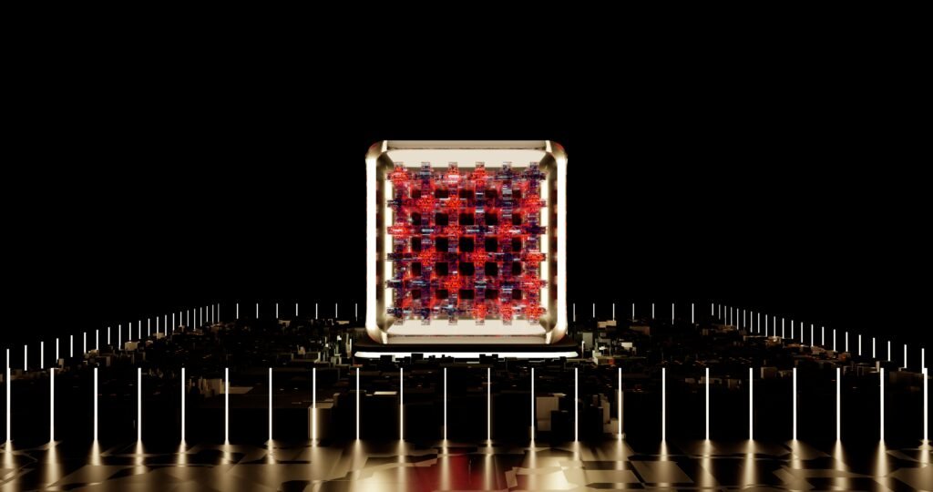 Visual representation of AI memory compression shrinking data size