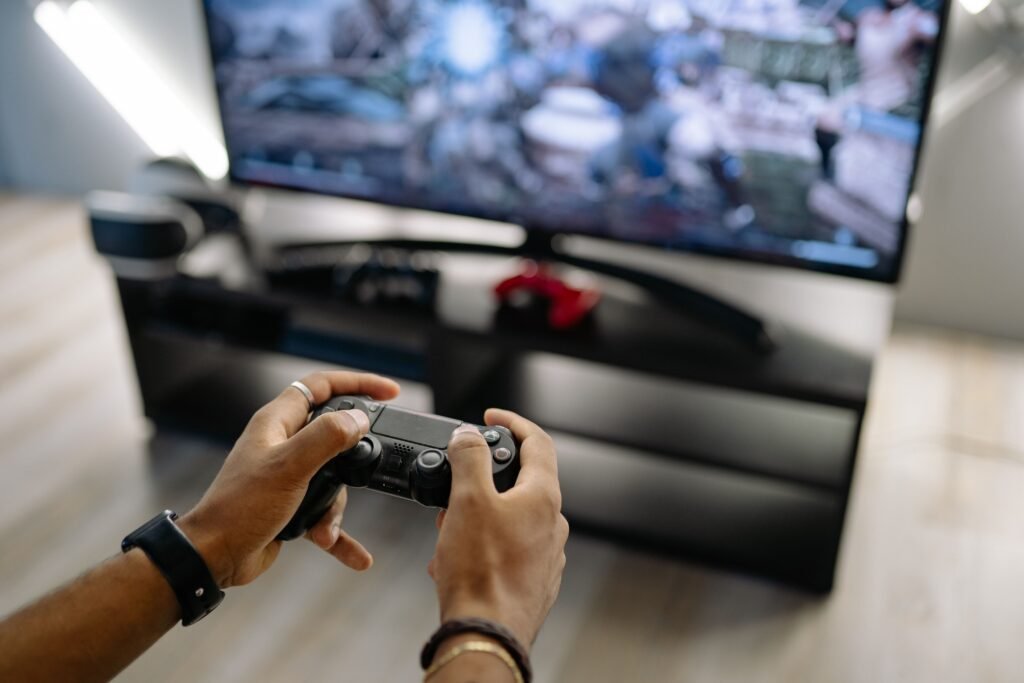 ROG Xbox Ally X handheld gaming PC held in hands