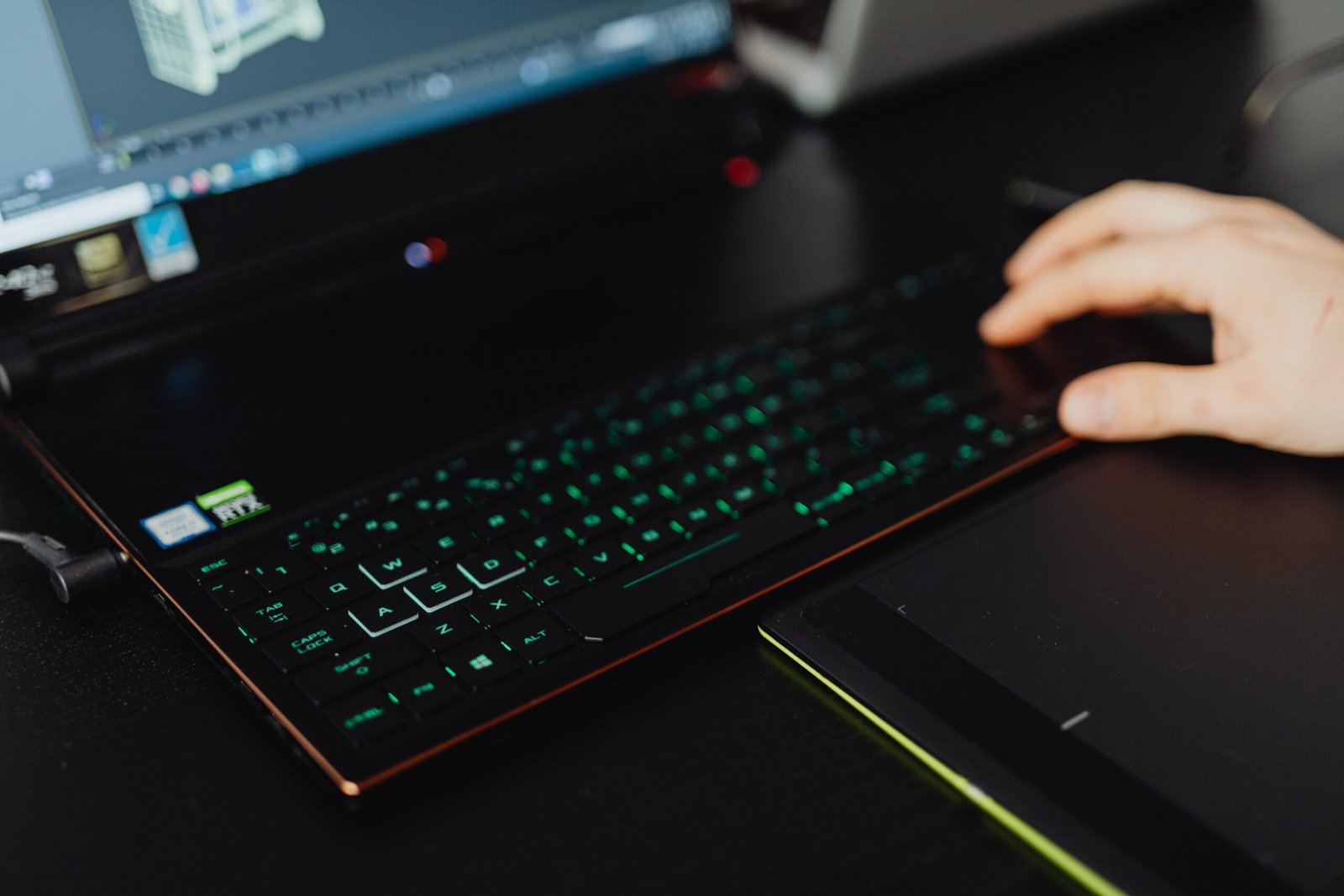 Open modular laptop showing swappable RAM and storage modules